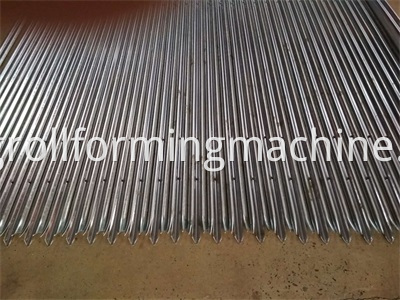 Galvanized Steel Profile Palisade Pales Fence Machine